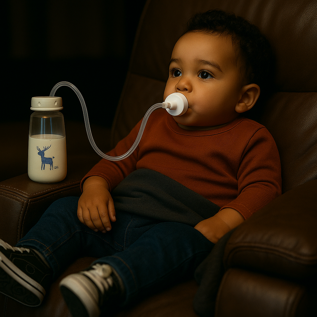 SipMate™ Hands-Free Baby Bottle – “Because Babies Deserve a Chill Feed”