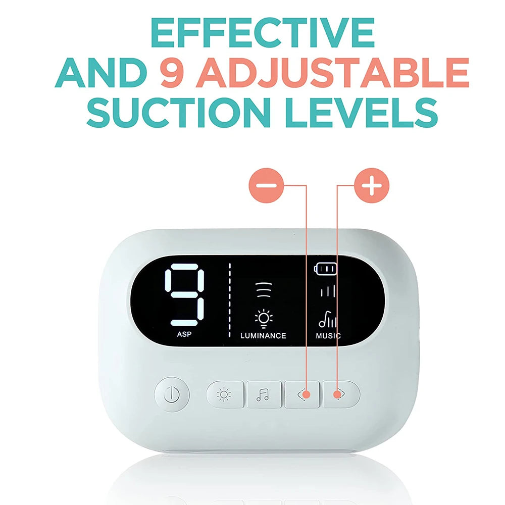BreatheEase™ Smart Baby Nasal Aspirator – Medical-Grade Suction, Soothing Music & Night Light