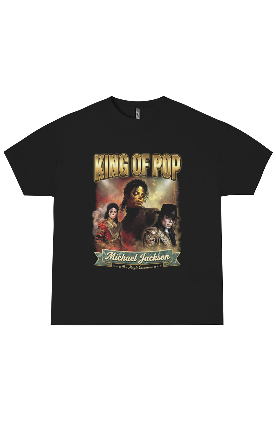 King of Pop Gold Tribute Tee | The Magic Continues