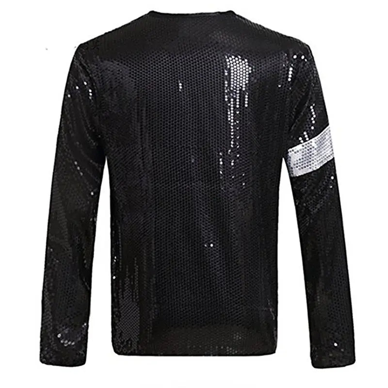 Michael Jackson Black Sequin Jacket & Glove