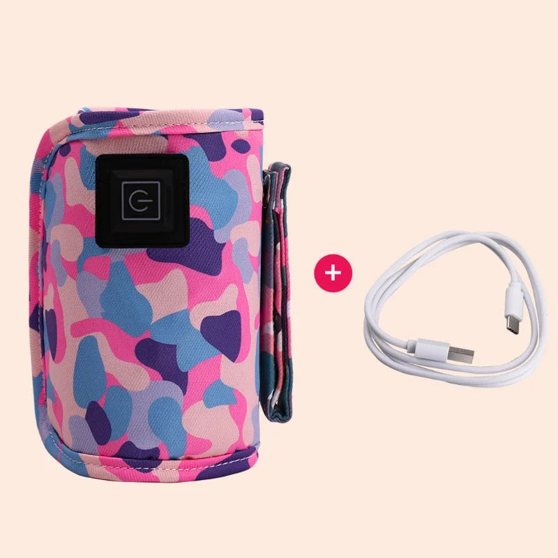 Warmie™ Portable Baby Bottle Warmer – "No More Cold Sips, Mom!"