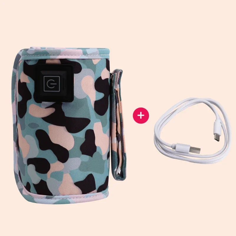 Warmie™ Portable Baby Bottle Warmer – "No More Cold Sips, Mom!"
