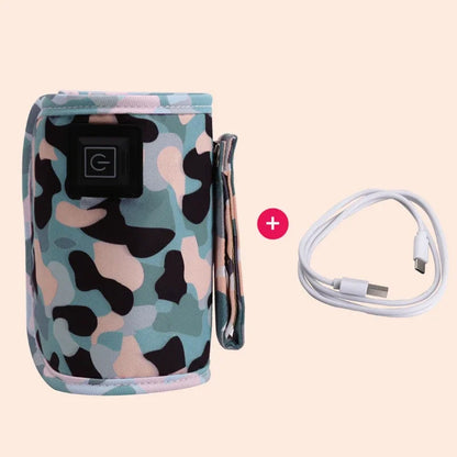 Warmie™ Portable Baby Bottle Warmer – "No More Cold Sips, Mom!"
