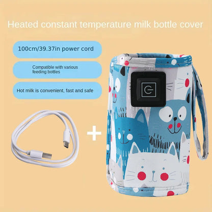 Warmie™ Portable Baby Bottle Warmer – "No More Cold Sips, Mom!"