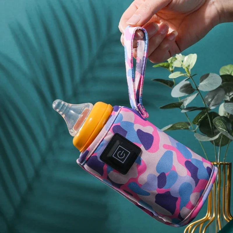 Warmie™ Portable Baby Bottle Warmer – "No More Cold Sips, Mom!"