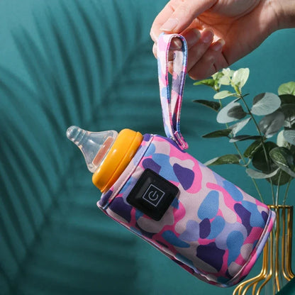 Warmie™ Portable Baby Bottle Warmer – "No More Cold Sips, Mom!"