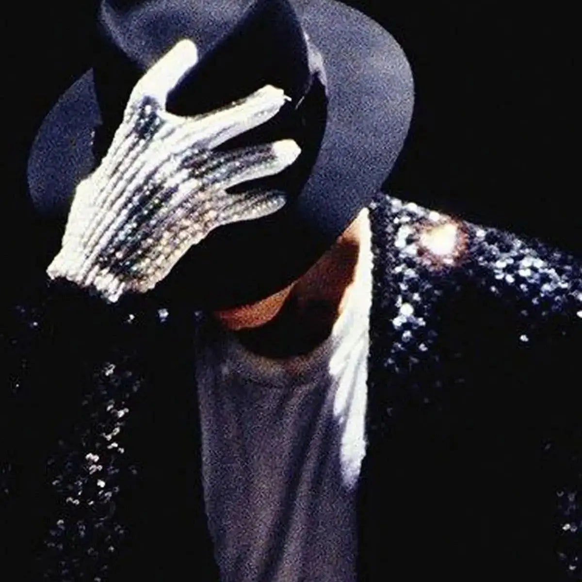 Michael Jackson Black Sequin Jacket & Glove