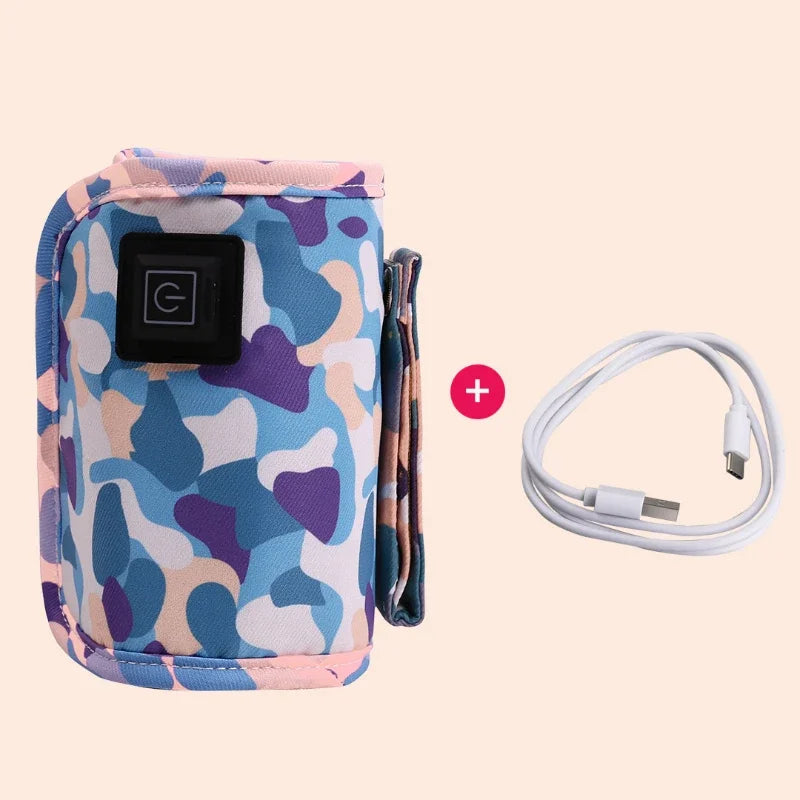 Warmie™ Portable Baby Bottle Warmer – "No More Cold Sips, Mom!"