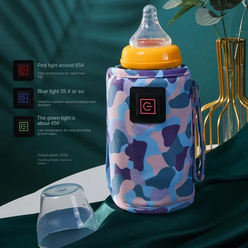 Warmie™ Portable Baby Bottle Warmer – "No More Cold Sips, Mom!"