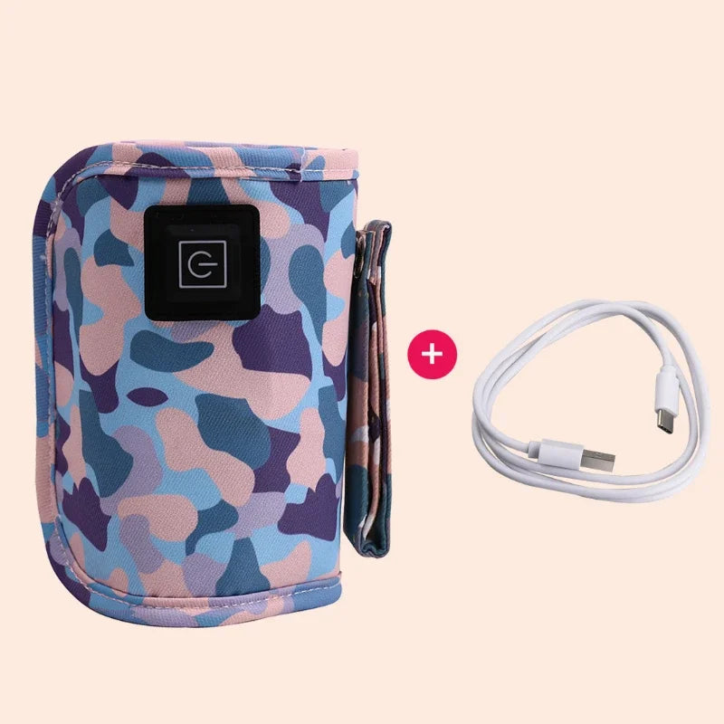Warmie™ Portable Baby Bottle Warmer – "No More Cold Sips, Mom!"