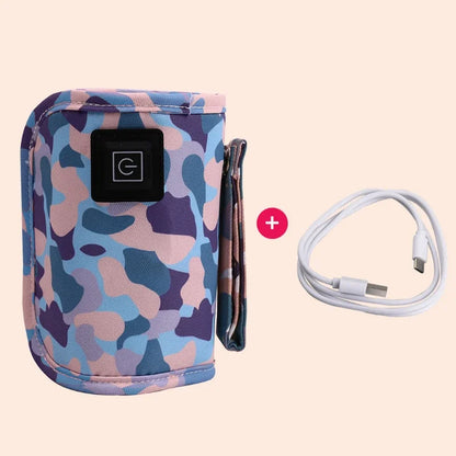 Warmie™ Portable Baby Bottle Warmer – "No More Cold Sips, Mom!"