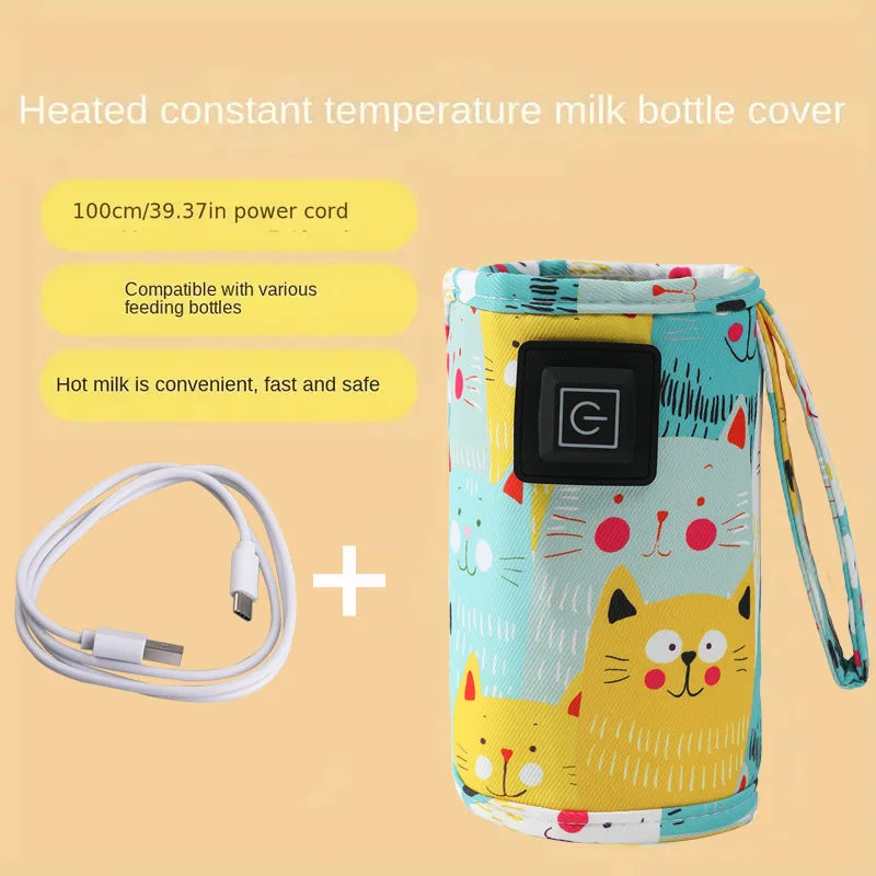 Warmie™ Portable Baby Bottle Warmer – "No More Cold Sips, Mom!"