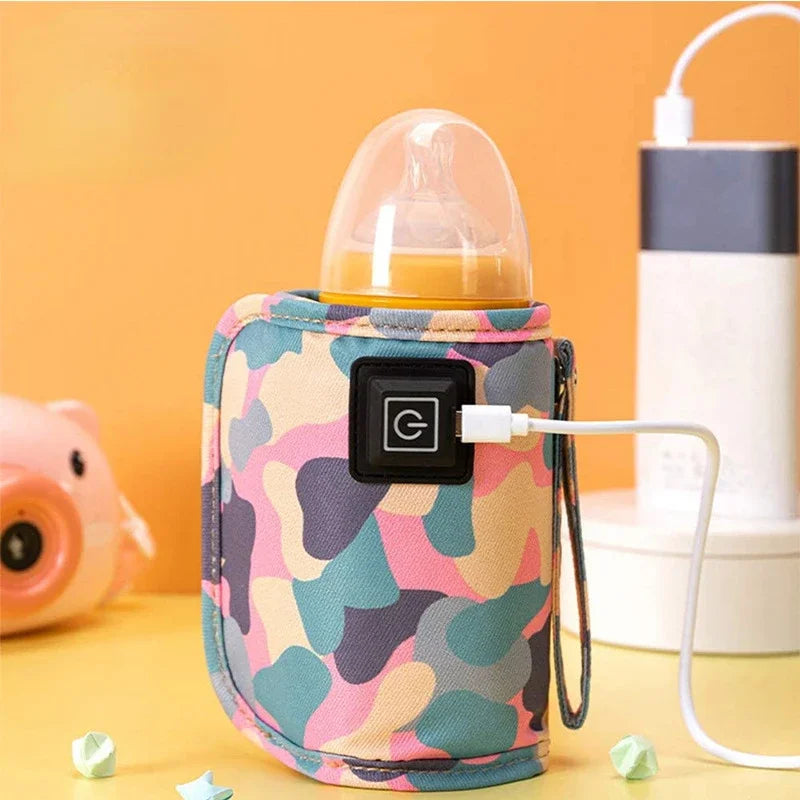 Warmie™ Portable Baby Bottle Warmer – "No More Cold Sips, Mom!"