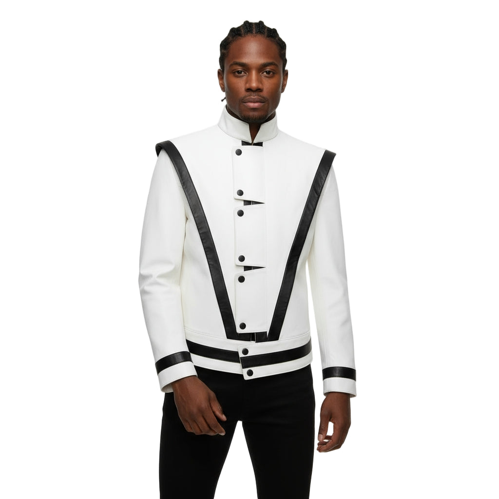 Michael Jackson Thriller White Military Jacket