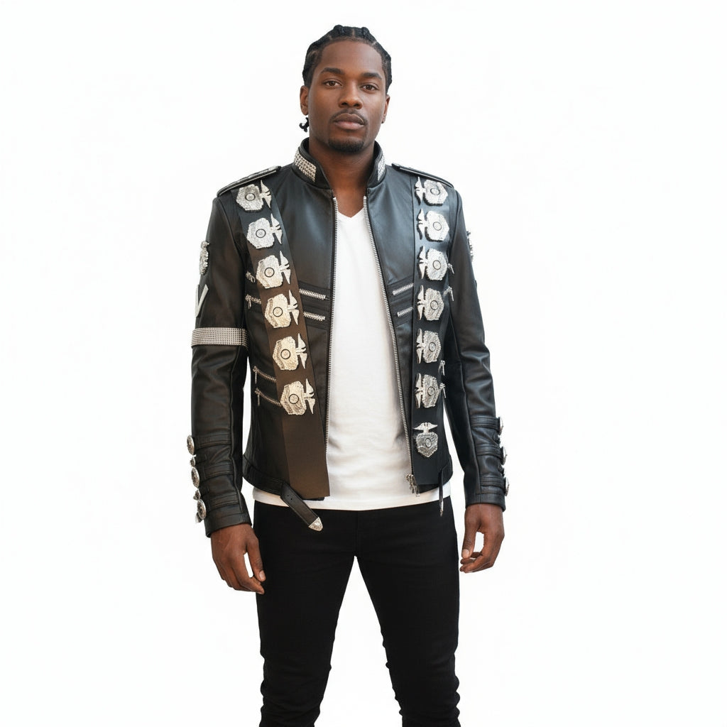 Michael Jackson Bad Leather T-Shirt