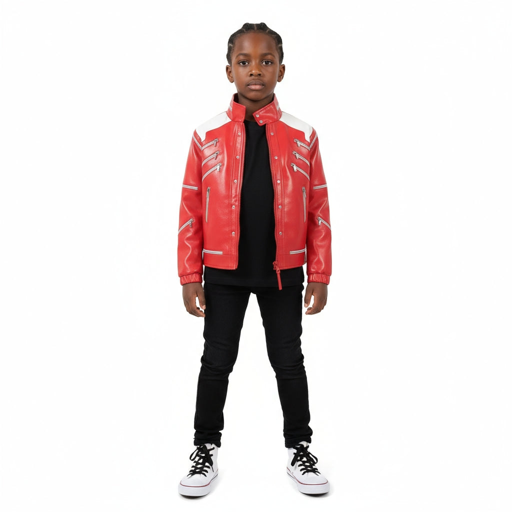 Kids Michael Jackson Beat It Red Jacket
