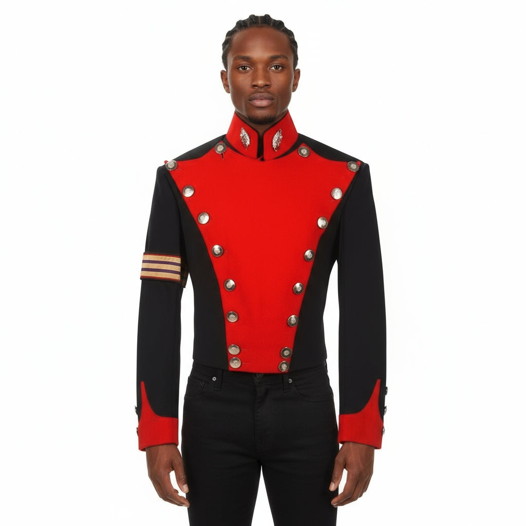 Michael Jackson Red Military Piece