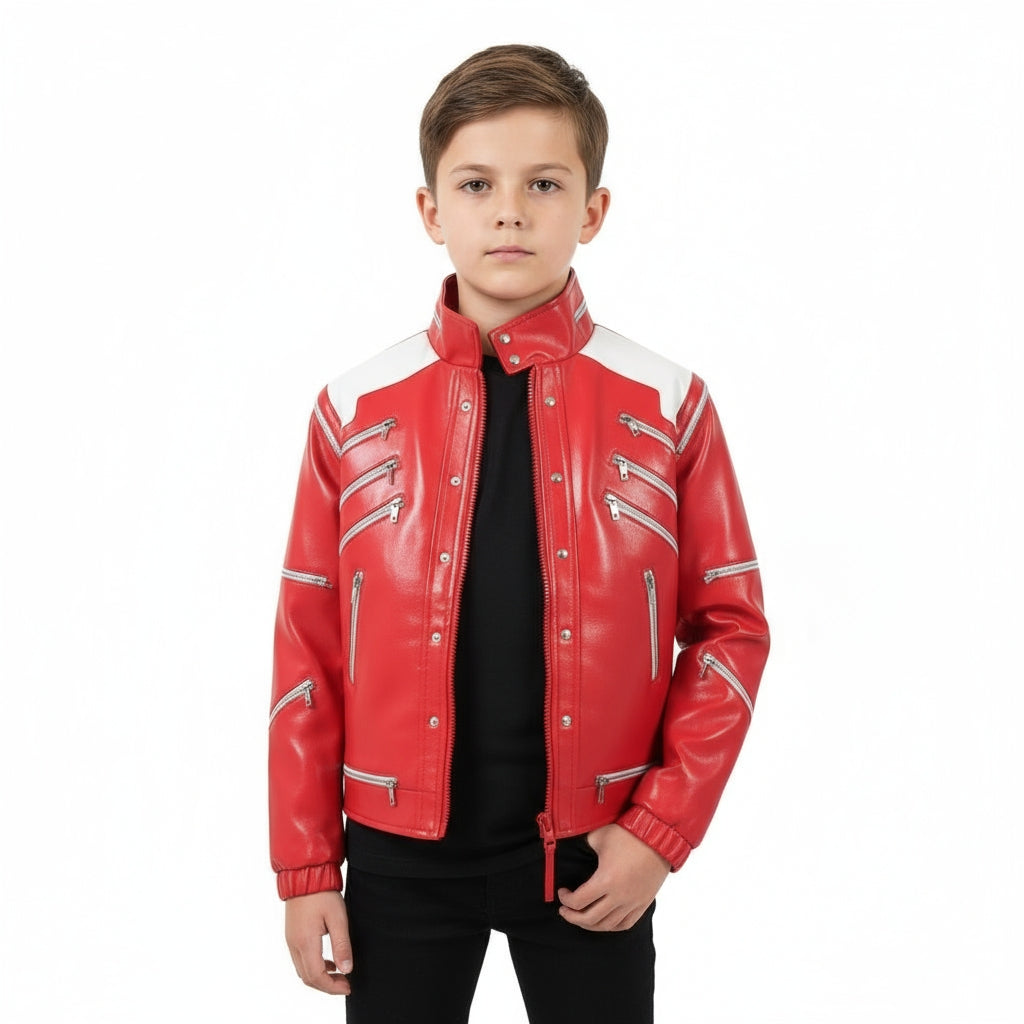 Kids Michael Jackson Beat It Red Jacket