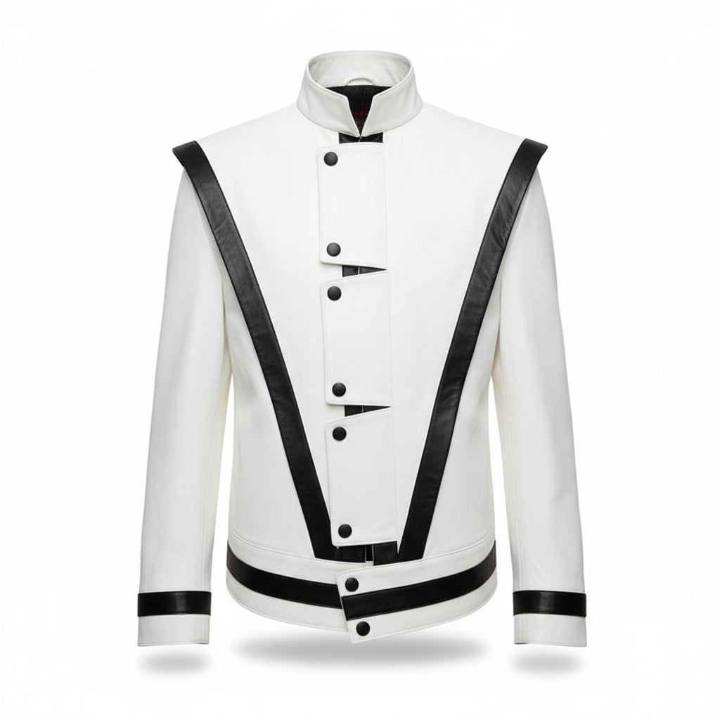 Michael Jackson Thriller White Military Jacket