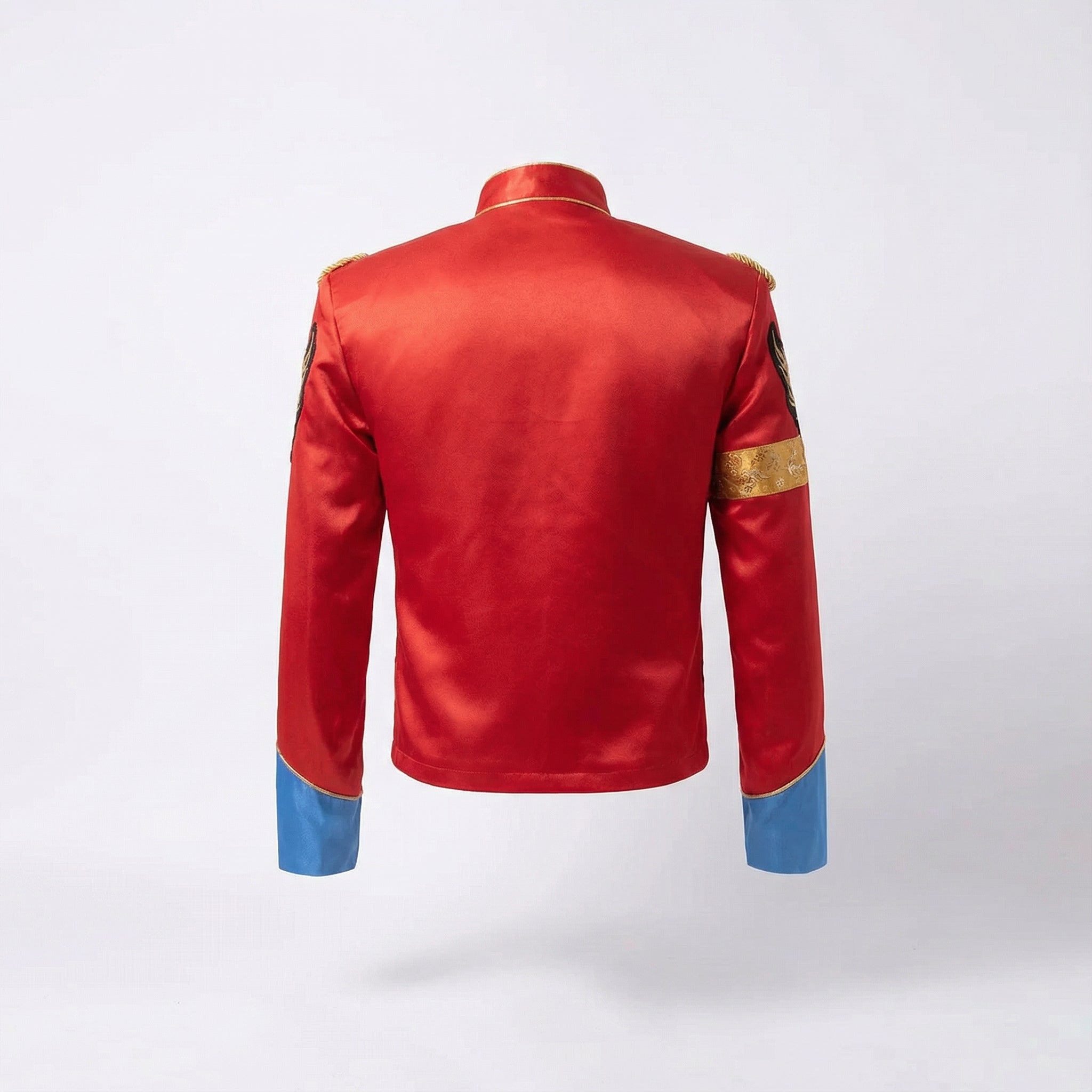 Michael Jackson Red Military Jacket